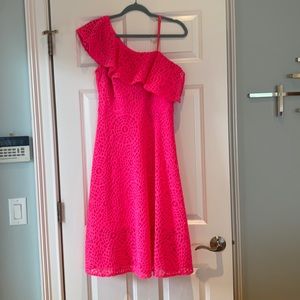 Lilly Pulitzer Hot Pink Dress so 10